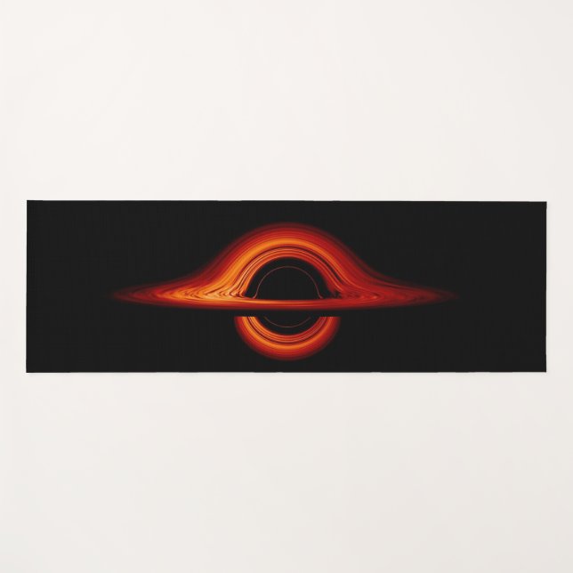 Black Hole Accretion Disc Yoga Mat (Front (Horizontal))