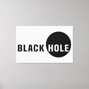 Black Hole Canvas Print