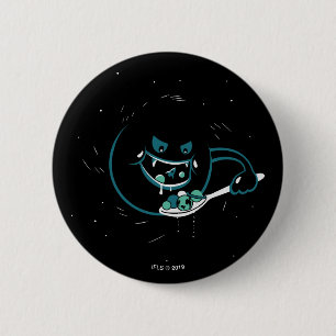 Black Hole Devours 2 Inch Round Button