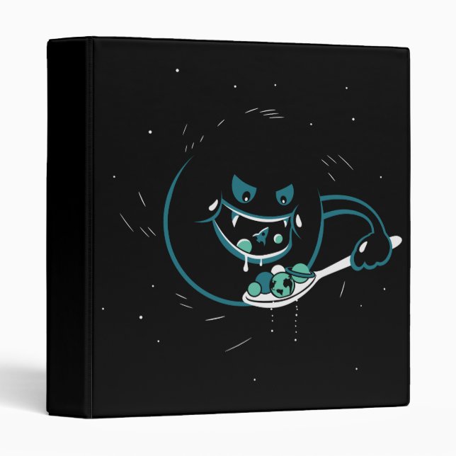 Black Hole Devours Binder (Front/Spine)