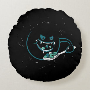 Black Hole Devours Round Pillow