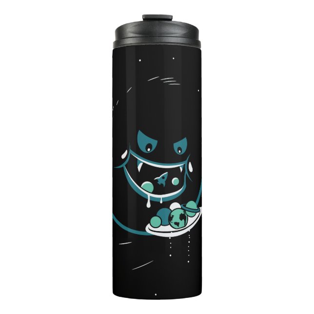 Black Hole Devours Thermal Tumbler (Front)