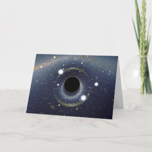 Black Hole Einstein Ring NASA Card