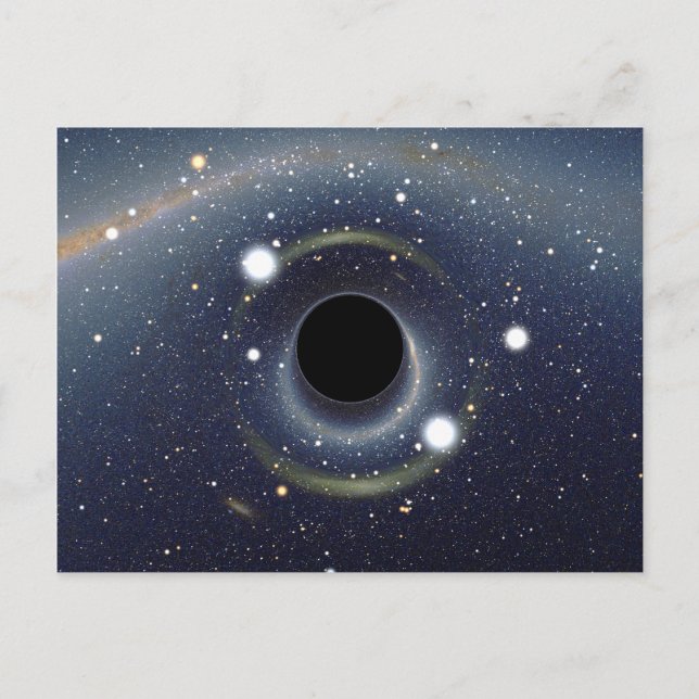 Black Hole Einstein Ring NASA Postcard (Front)