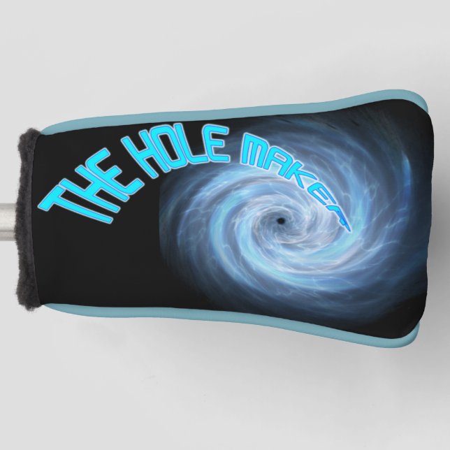 Black Hole "Hole Maker" Putter Balde Cover (Front)