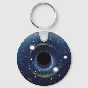 Black hole in front of the Large Magellanic Cloud Keychain