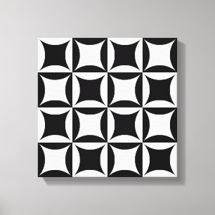 Black Hole in the Barn Door Pattern Canvas Print