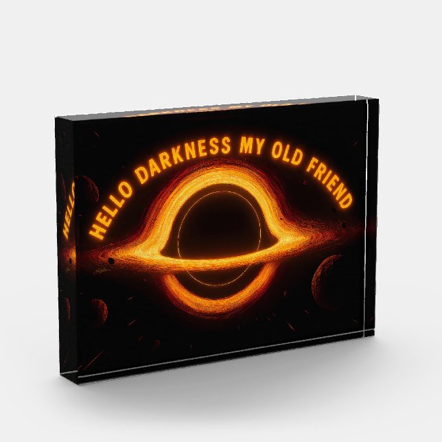 Black Hole Interstellar Conversation Photo Block (Left)