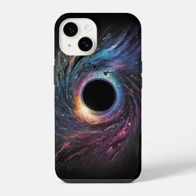 Black Hole iPhone Case (Back)