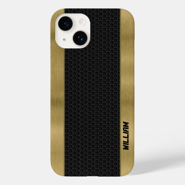 Black Hole Metal Gold Background Case-Mate iPhone Case (Back)