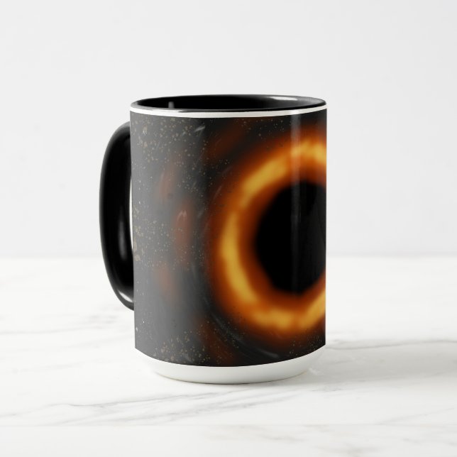 Black Hole Mug (Front Left)