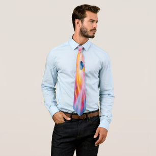 Black Hole Outflows - Colourful Abstract Art Tie