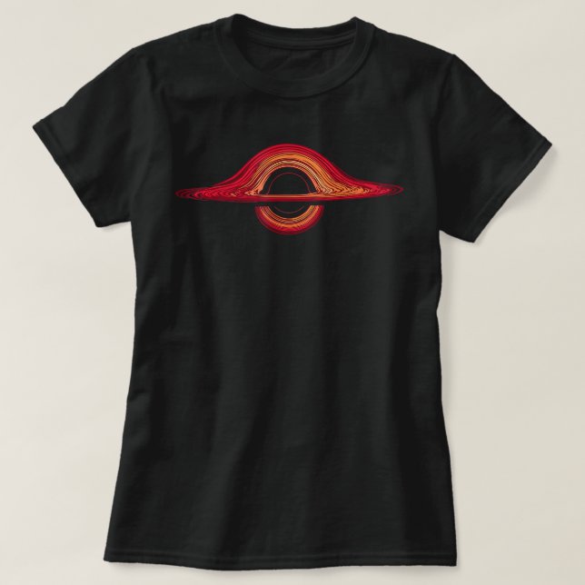 Black Hole Physics - Universe Physics Astrophysici T-Shirt (Design Front)