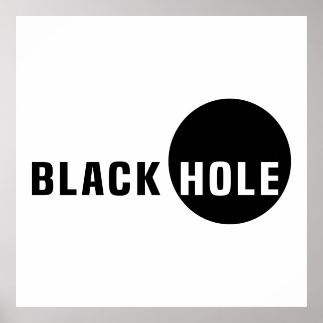 Black Hole Poster (Front)