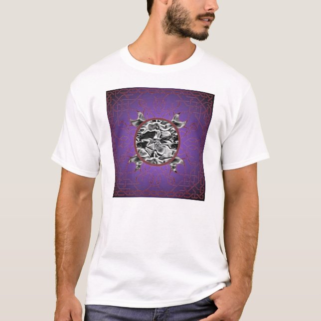 Black Hole Satin T-Shirt (Front)