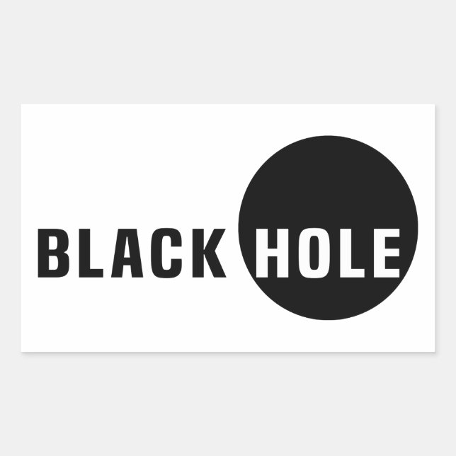 Black Hole Sticker (Front)
