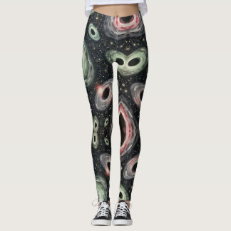 Black Holes And Distant Seamless Pattern Leggings