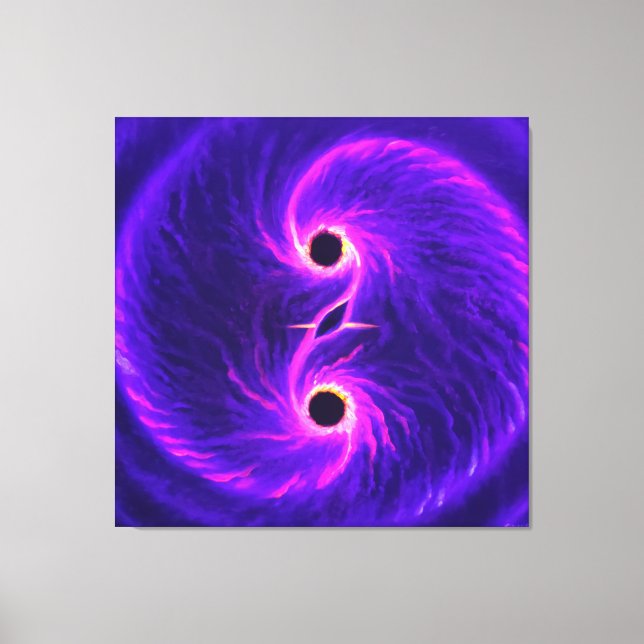 Black holes  canvas print (Front)