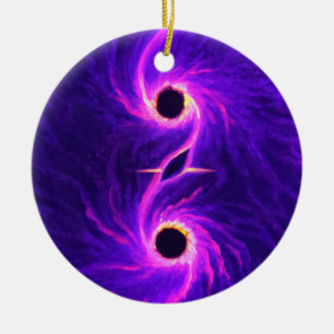 Black holes  ceramic ornament