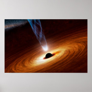 Black Holes - Monsters in Space Poster