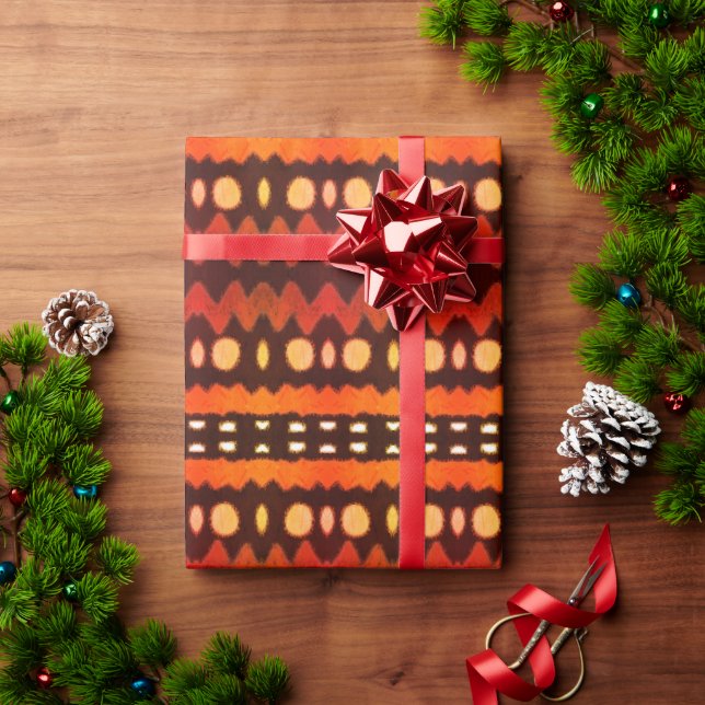Black Holiday Wrapping Paper (Holiday Gift)