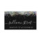 Black Holographic Glitter Business Card