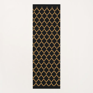 Black Honeycomb Yoga Mat
