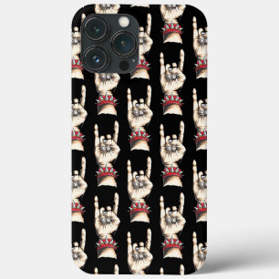 Black Horns Up  iPhone 13 Pro Max Case