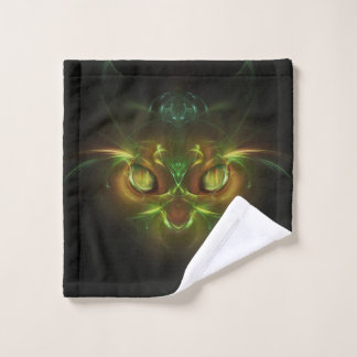 Black & Horror Birt Modern  Wash Cloth