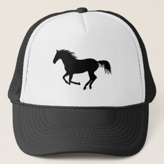 Black horse 1 trucker hat