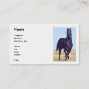 Black Horse Business Card