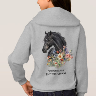 Black Horse Farm Name Design on Back