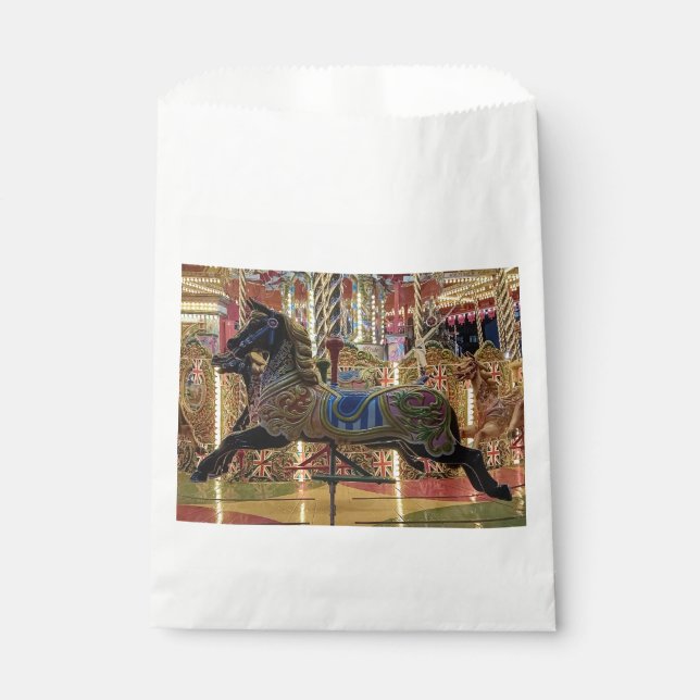 Black horse favour bag (Front)