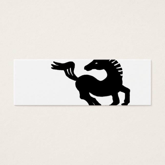 Black horse galloping (Front)
