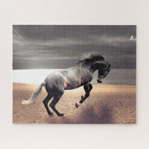 Black Horse Jigsaw Puzzle