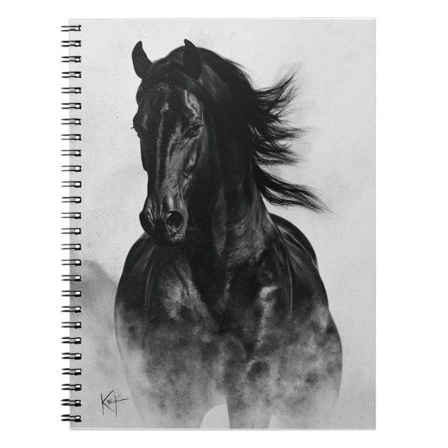 Black horse notebook (Front)