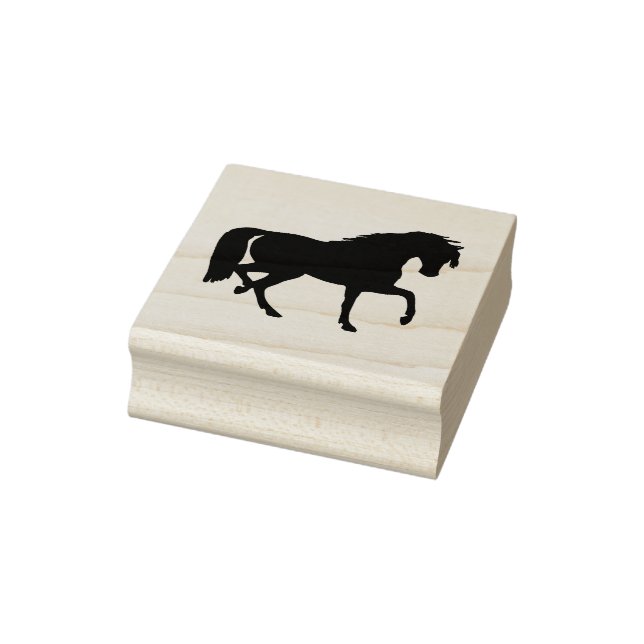 Black Horse Rubber Stamp (Stamp)