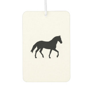 Black Horse Silhouette Pony Horse Shadow Simple Car Air Freshener