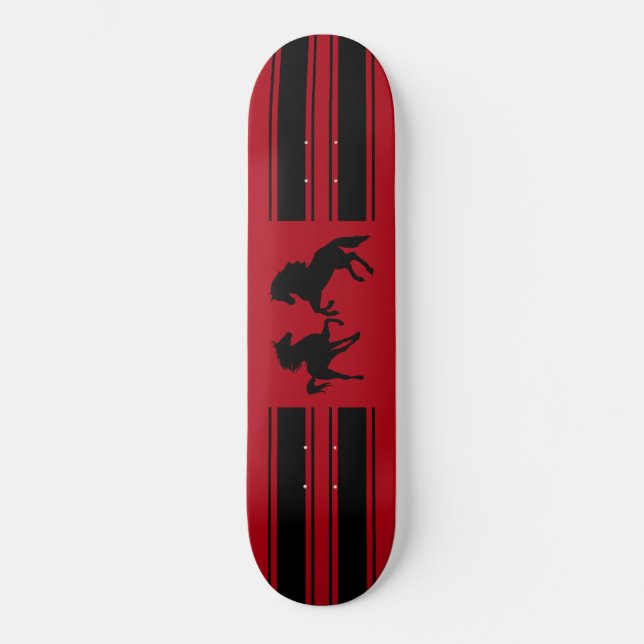 Black Horses Skateboard (Front)