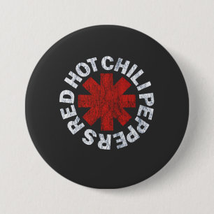 Black Hot Peppers Rock Band Graphic New 3 Inch Round Button