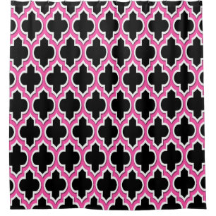 Black Hot Pink White XL Moroccan #4DS