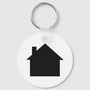 black house icon keychain