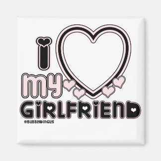 black i luv 1 magnet