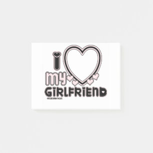 black i luv 1 post-it notes