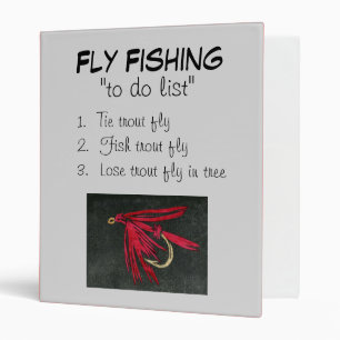"Black Ibis-To Do List" Fly Fishing Journal Binder