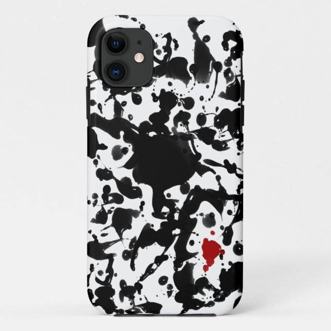 BLACK INK Case-Mate iPhone CASE (Back)