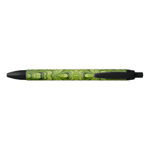 Black Ink Pen Christmas Design Green