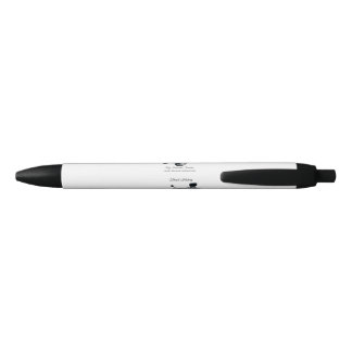 Black ink pen with black trim