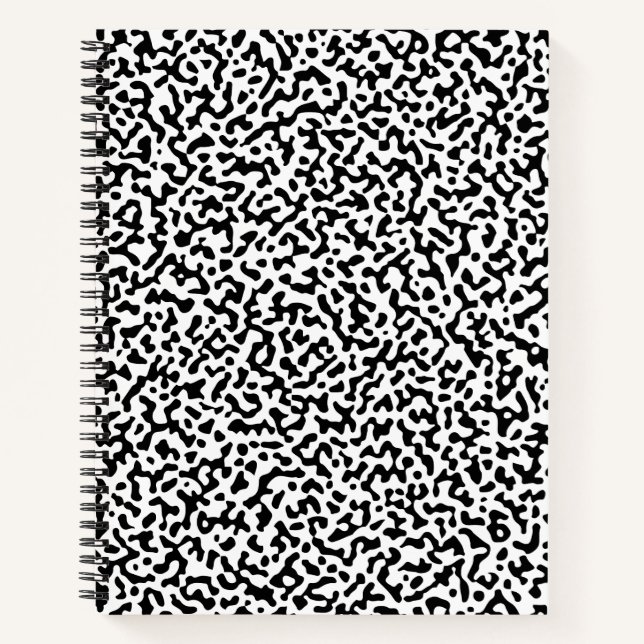 Black Inverted Composition Book Pattern (Front)