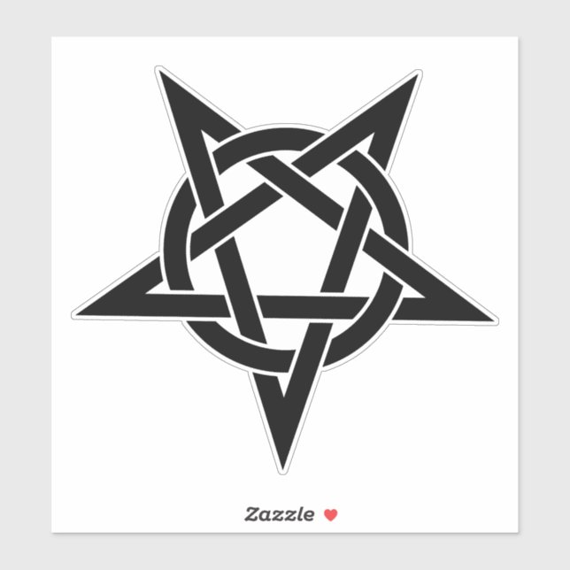 Black Inverted Pentagram (Sheet)